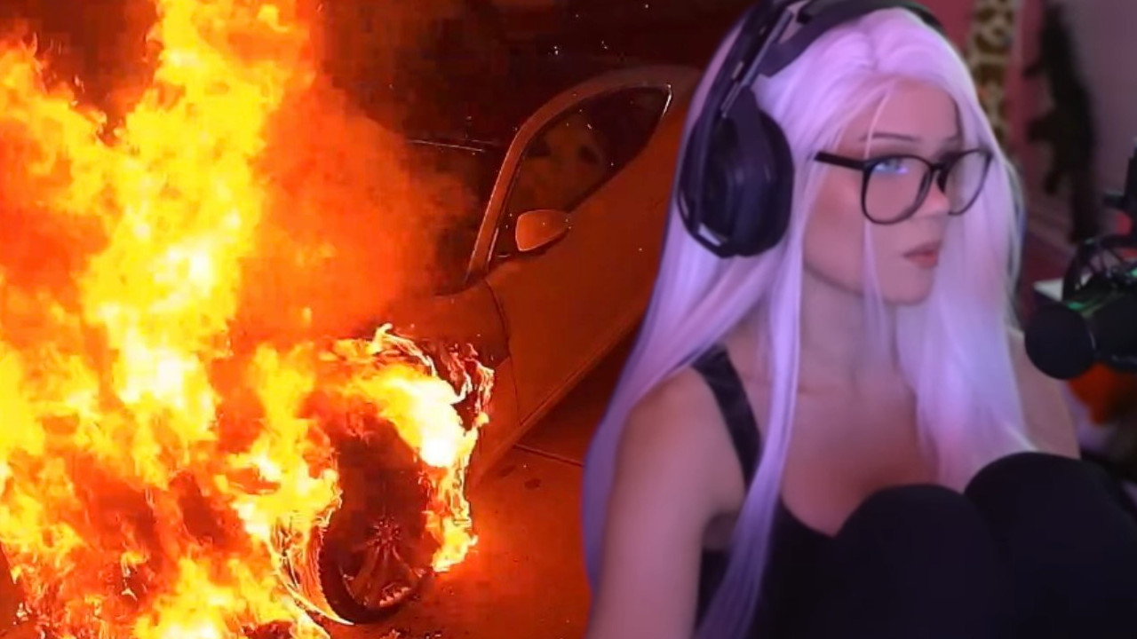 Twitch Streamer Says A Viewer Drove 1100 Kilometers To Her Home To Set Her Car On Fire