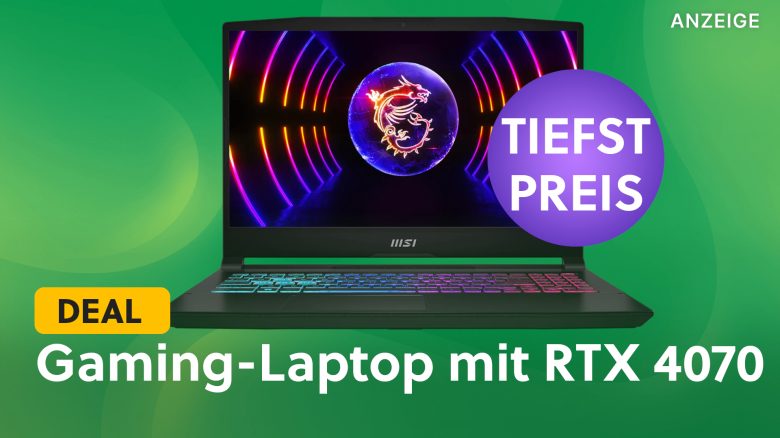 Gaming-Laptop mit GeForce RTX 4070 jetzt zum Tiefstpreis im Angebot bei Amazon schnappen
