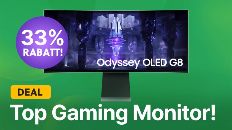 Samsung Odyssey OLED G8 4k gaming monitor angebot