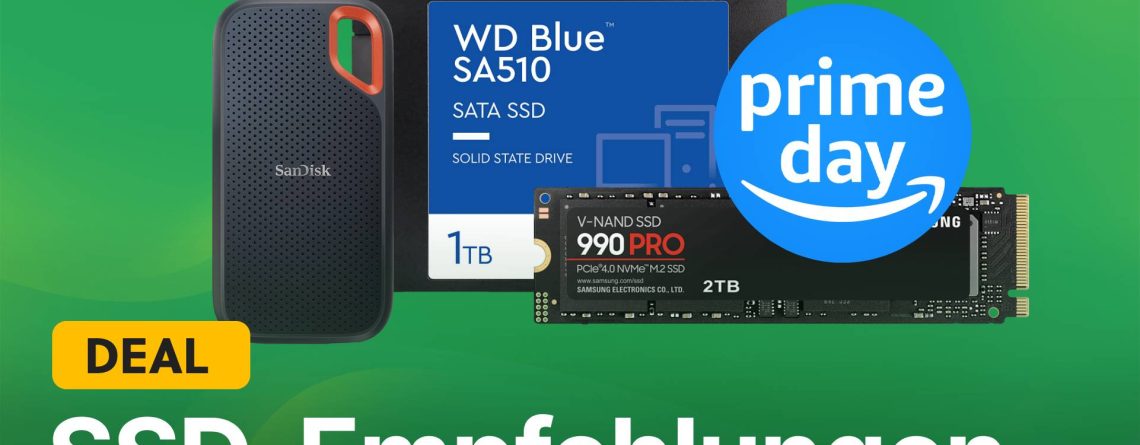 Zweiter Prime Day im Oktober: Die besten SSD-Angebote für PC & PS5 mit bis zu 4TB
