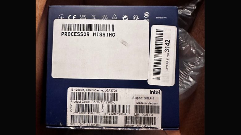 Gamer kauft Highend-Prozessor auf Amazon, bekommt für 400 Euro eine leere Box: Dabei ist der Fehler offensichtlich
