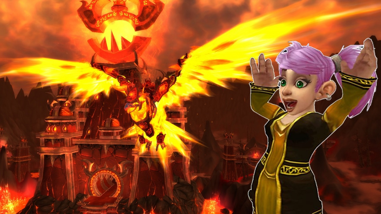 WoW Feuerfalke Mount Titel title