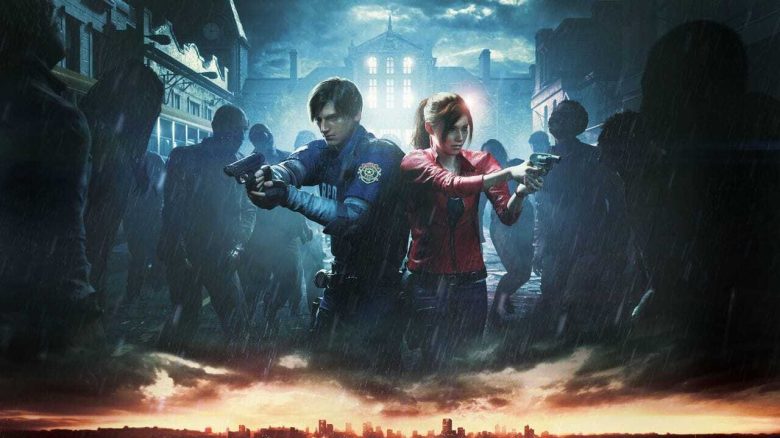 Claire und Leon Resident Evil 2 Artwork