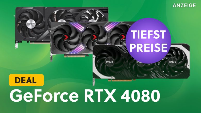 GeForce RTX 4080 günstig wie nie: Holt euch Nvidias zweitschnellste Grafikkarte jetzt zu neuen Tiefstpreisen