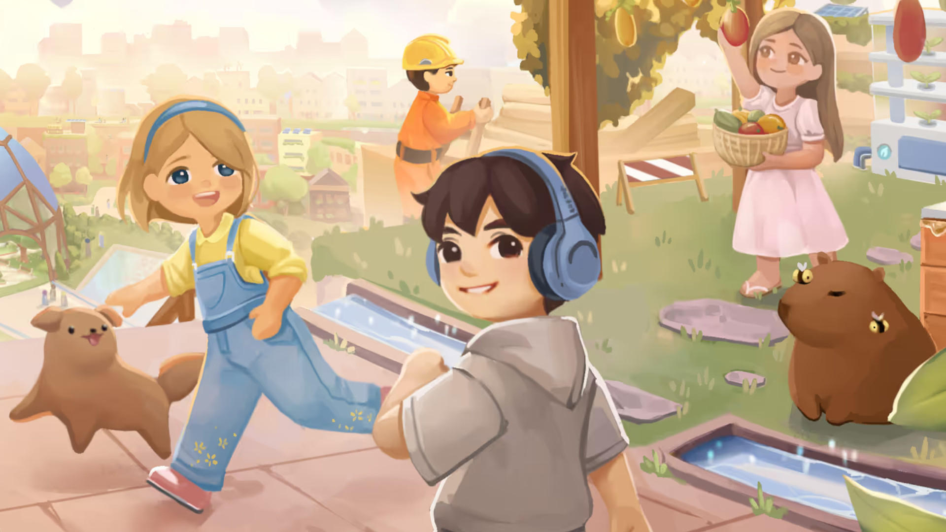 Neues MMORPG schickt euch zum Ausruhen in eine fliegende Stadt, will Stardew Valley und World of Warcraft mischen