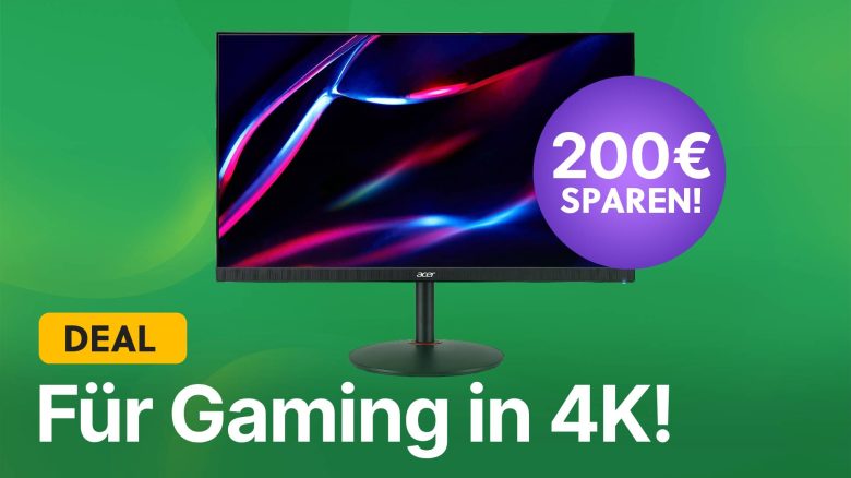 Schnappt euch diesen 4K-Gaming-Monitor jetzt zum unverschämt günstigen Tiefstpreis, bevor er ausverkauft ist