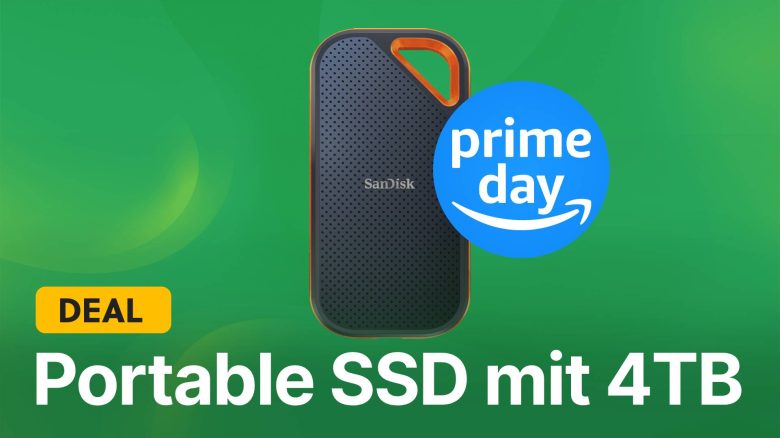 Perfekt für Daten-Backups: Externe SSD mit 4TB jetzt extrem günstig im Prime Day Deal