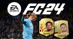 Titel EA FC 24 Cover Füllkrug und Openda ohne Ratings