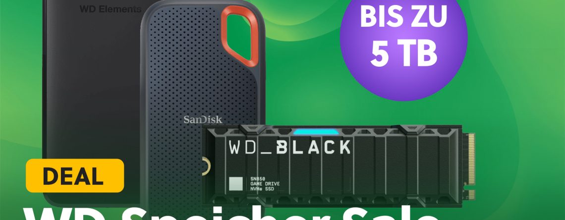 SSD WD Black SN850: Holt euch jetzt günstig 2 TB Speicher für eure PS5