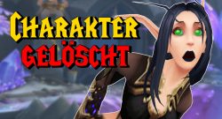 WoW Charakter geloescht Blood Elf Goth Shock titel title 1280x720