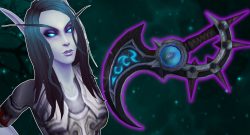 WoW Xalatath Knaifu Waifu Void Elf and Blade titel title 1280x720