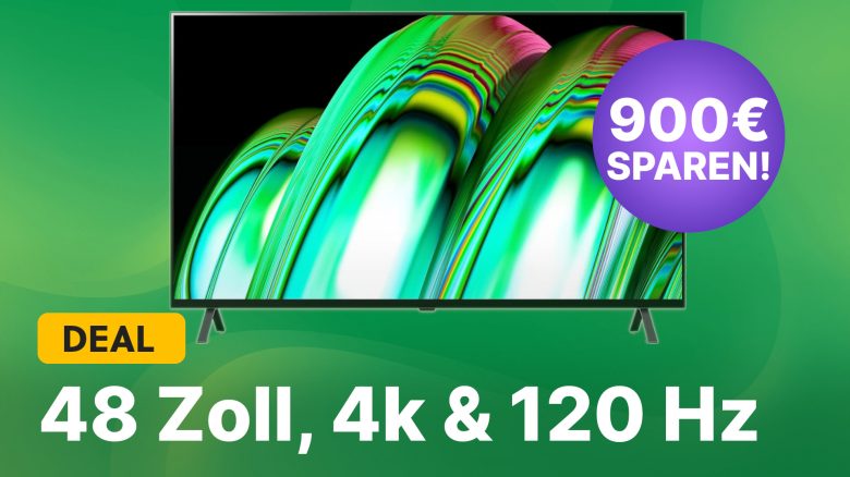 Unfassbares Angebot: LG OLED 4K Smart-TV mit 120 Hz um 900€ reduziert – Jetzt zum Spitzenpreis bei Amazon!