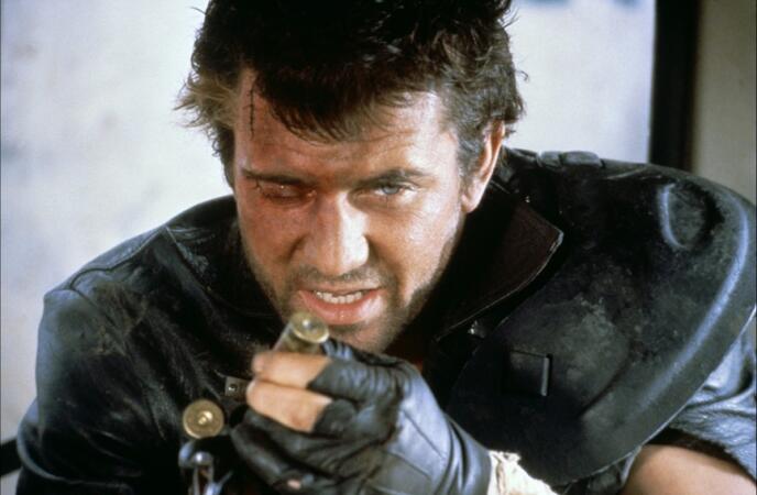 Mel Gibson in Mad Max Titel