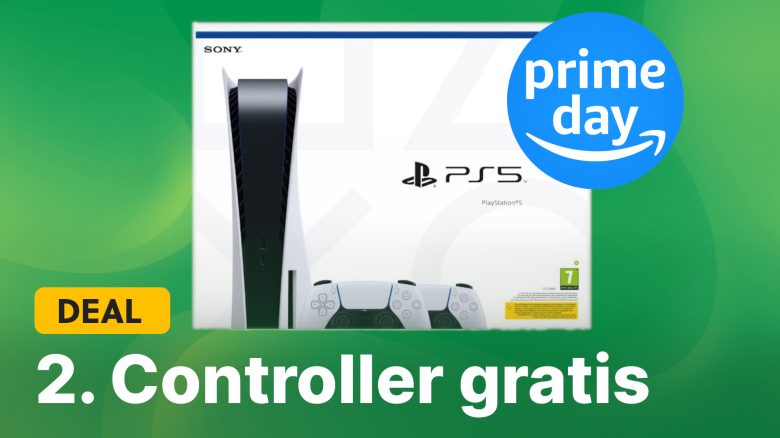 Nur am Amazon Prime Day: PS5 mit 2. Controller 100€ günstiger