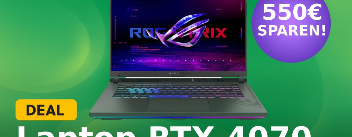 Genau die richtige Hardware für Starfield: Gaming-Laptop von Asus Rog Strix jetzt über 500€ bei Amazon reduziert