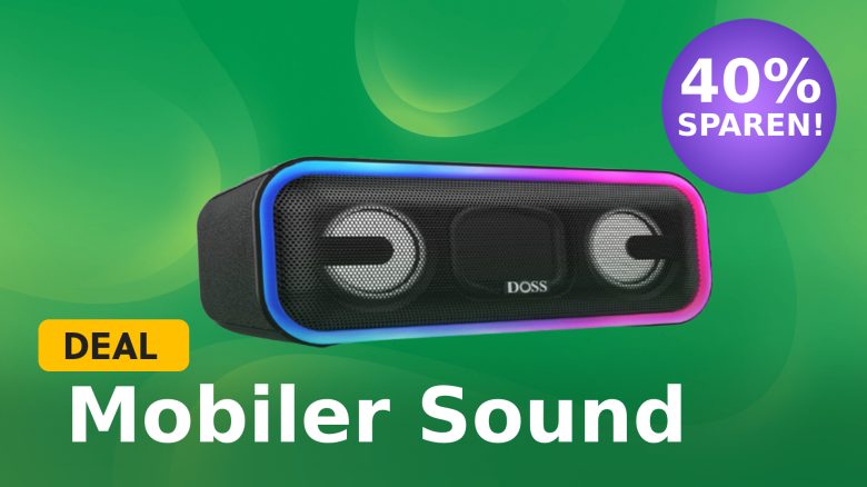 Bluetooth-Lautsprecher um 40% bei Amazon reduziert: Bestens für spontane Aktionen geeignet