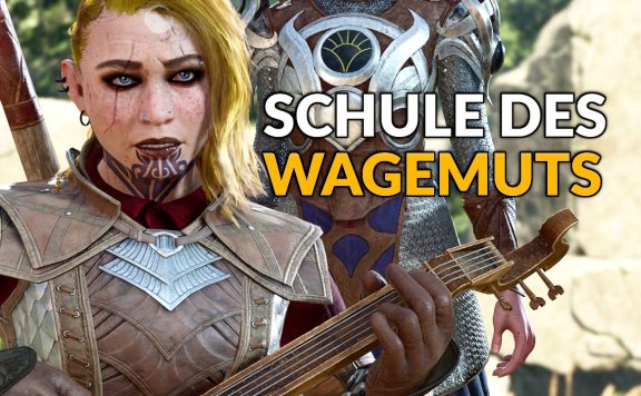 Baldurs Gate 3 Schule de Wagemuts Barden Guide Titel