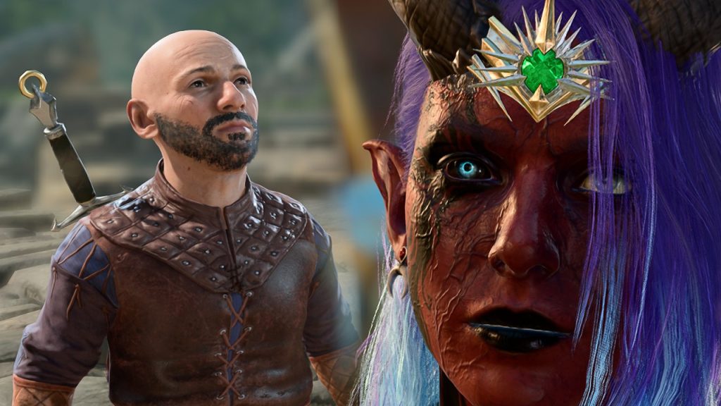 Baldur's Gate Halfling Male Tiefling illithid title 1280x720