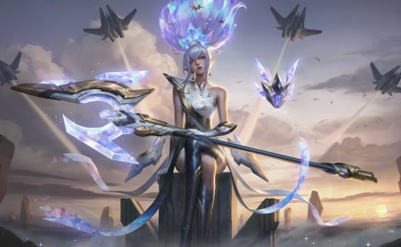 LoL Janna Cyber Halo Skin