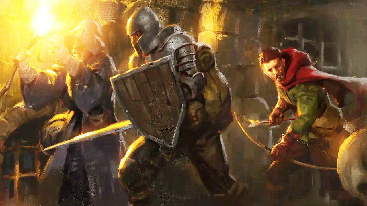 Dark and Darker Ritter, Magier, Bogenschütze