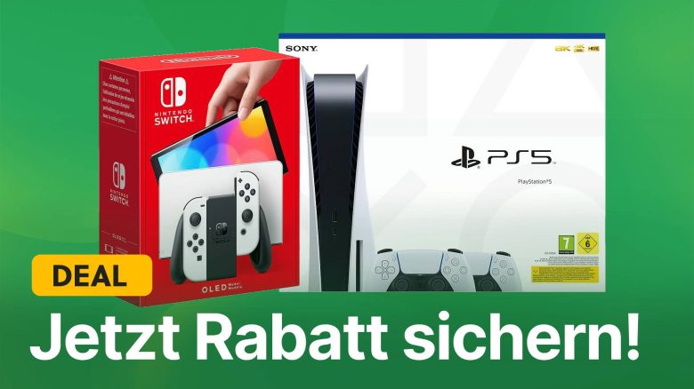 PS5, Nintendo Switch OLED und mehr zum Bestpreis: Jetzt dank Gutscheincode ordentlich sparen!