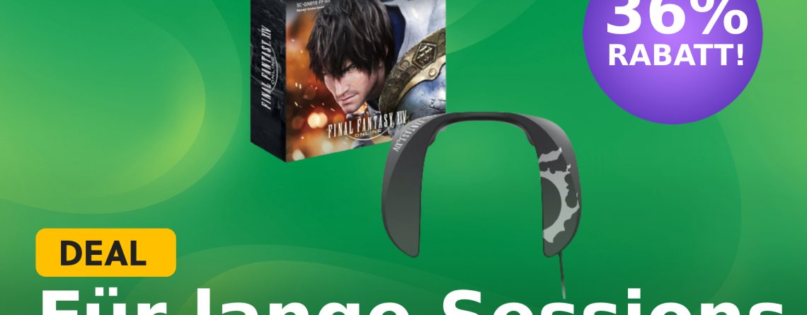 Jetzt über 80 € bei Amazon reduziert: Die exklusiven Final Fantasy Nacken-Lautsprecher für lange Spieltage.