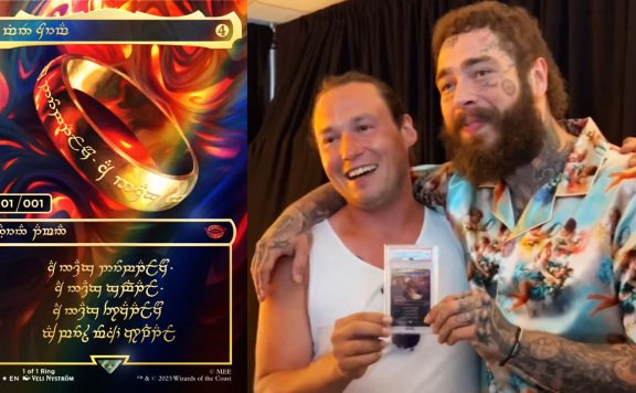 Magic The Gathering der eine Ring Finder und Post Malone