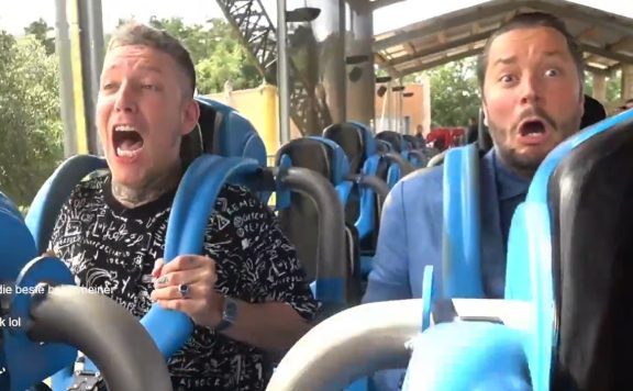 MontanaBlack auf der Achterbahn