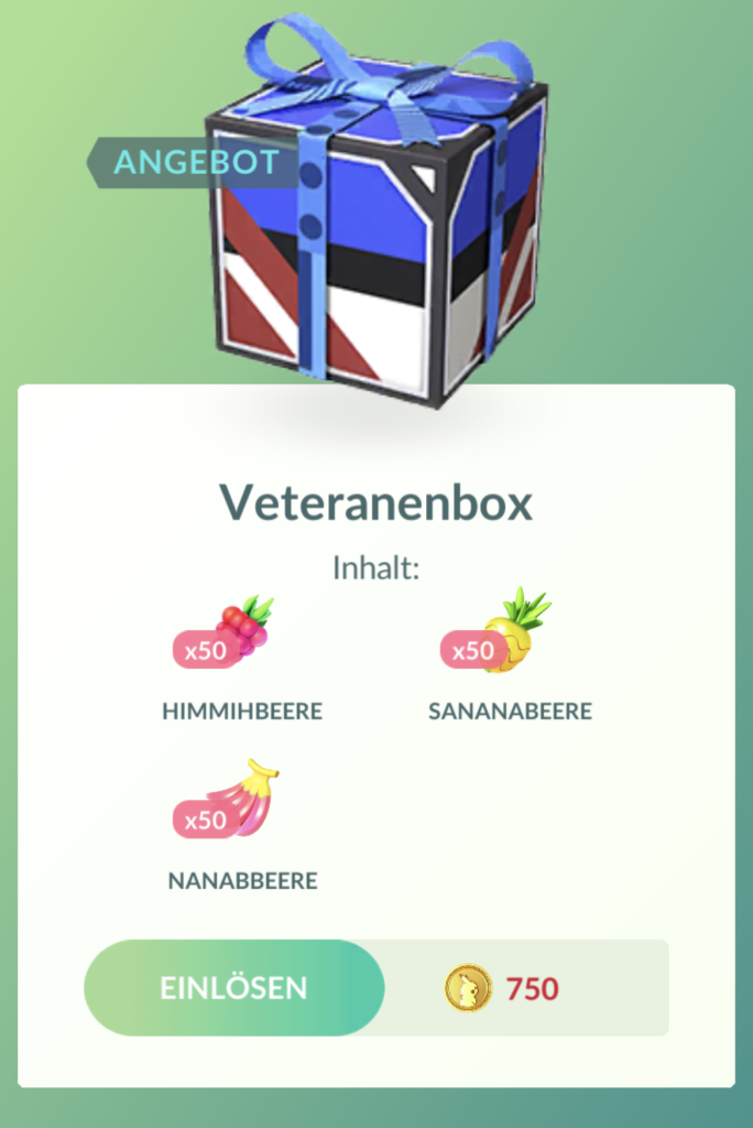 Pokémon GO Veteranenbox