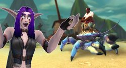 WoW Night Elf Cheer Crab Mount titel title 1280x720