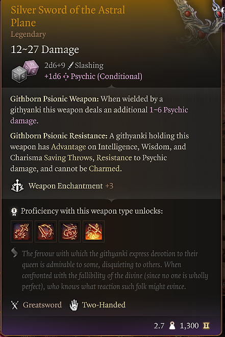 Baldurs Gate 3 legendary weapons 03