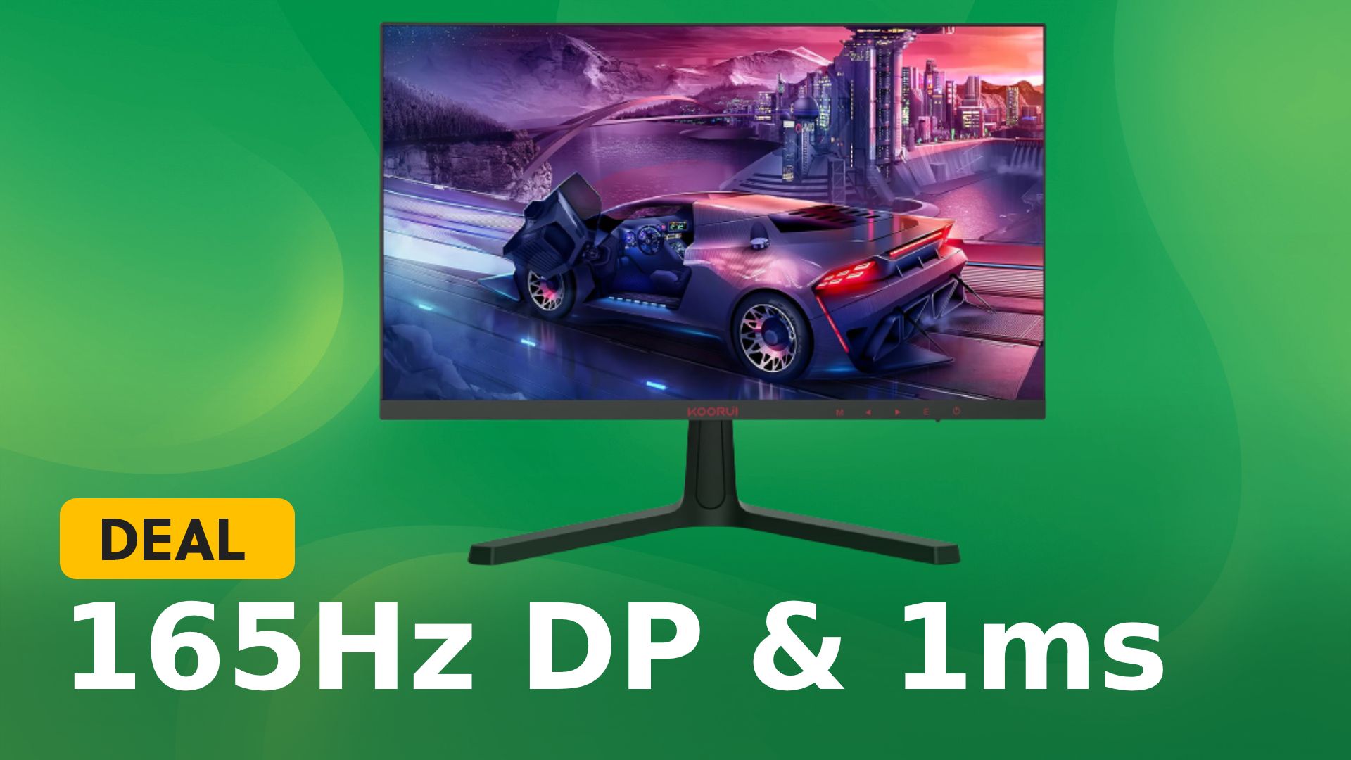 Günstiger Top-Monitor bei Amazon: Bis zu 165Hz und 1ms