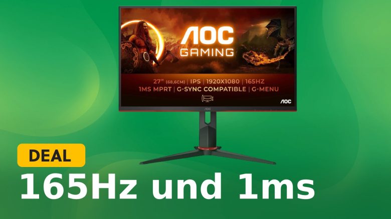 AOC Gaming-Monitor: 165Hz, 1ms und FreeSync Premium