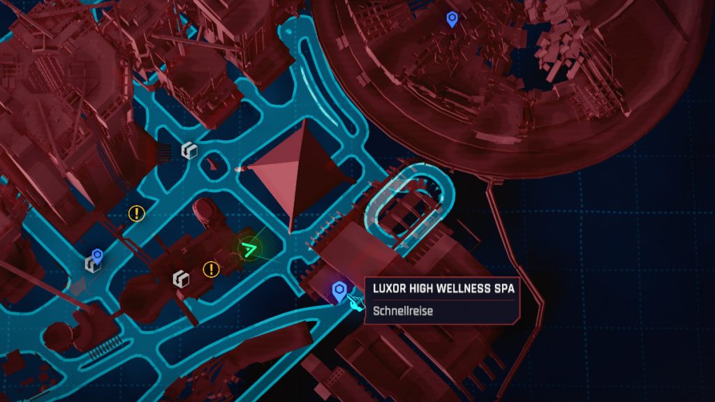 In Cyberpunk 2077 Phantom Liberty, you will find a Witcher 3 Wild Hunt Easter egg. The image shows the location on the map.