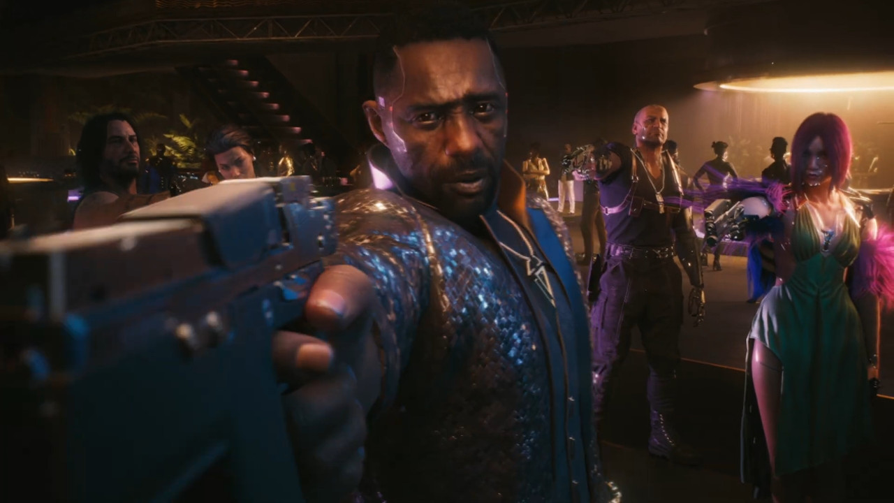 Idris Elba Erklärt Wie Ihr In Cyberpunk 2077 Jetzt überlebt Und Greift Im Trailer Selbst Zur Waffe 