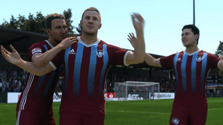 EA Sports FC 24 Titel Karriere Mannschaft Jubel