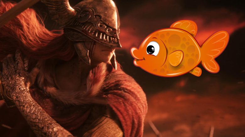 Ein Goldfisch besiegt 2 Bosse in Elden Ring, macht sogar fast den schwierigsten Gegner platt