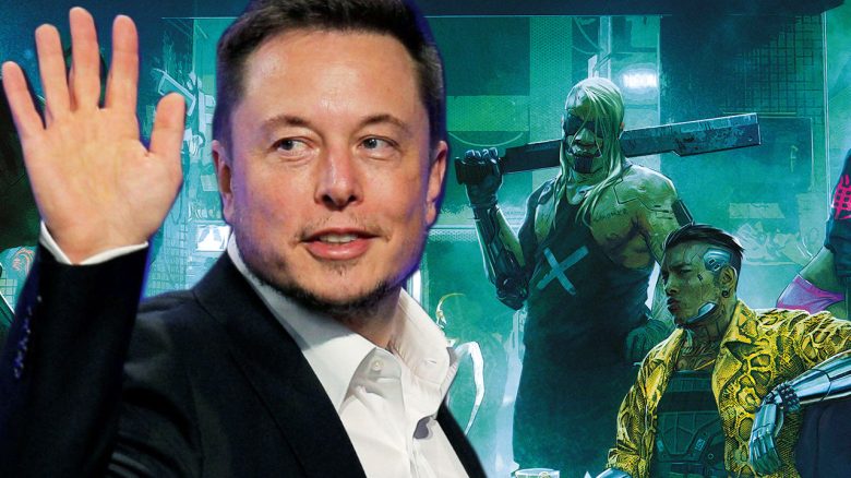 Elon Musk 2077 Cyberpunk Collage Titelbild