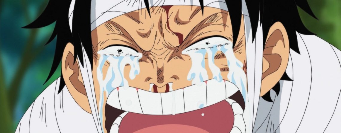 One Piece Ruffy weint Titel title