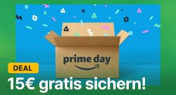 Amazon Prime Day 15€ geschenkt angebot