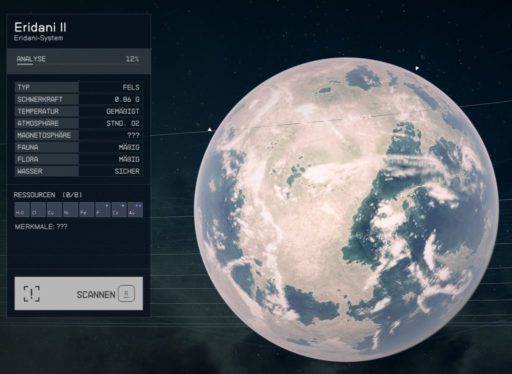 Starfield Eridani 2 in the Eridani System