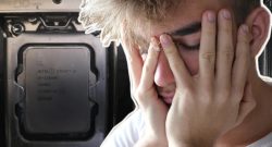 Symbolbild Collage Mann traurig CPU