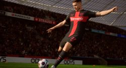Titel EA Sports FC 24 Florian Wirtz schießt