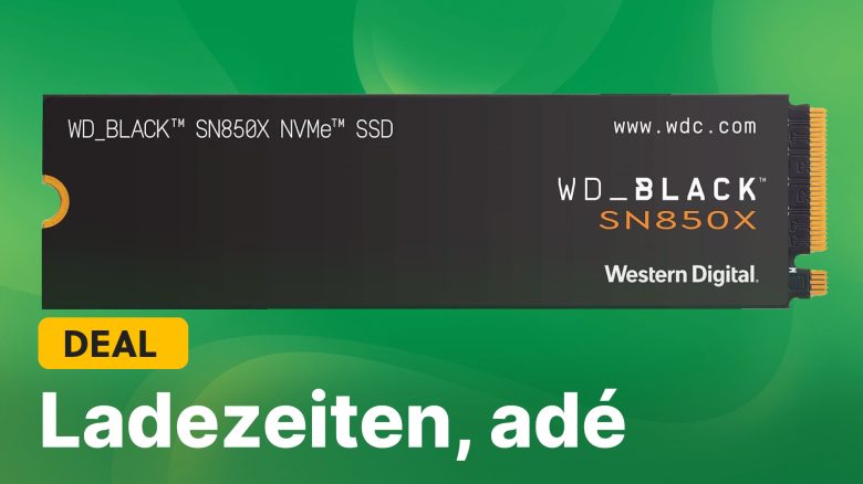 WD Black SN850X: 2TB Gaming-SSD vernichtet eure Ladezeiten und ist jetzt besonders günstig