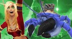 WoW Blood Elf Cheer Crab Mount titel title 1280x720