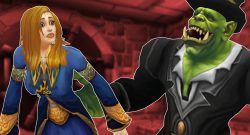 WoW Classic Human Mage Shock Orc dressed laugh titel title 1280x720