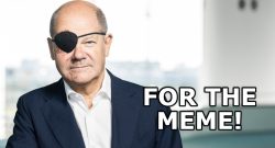 olaf scholz unfall for the meme titel