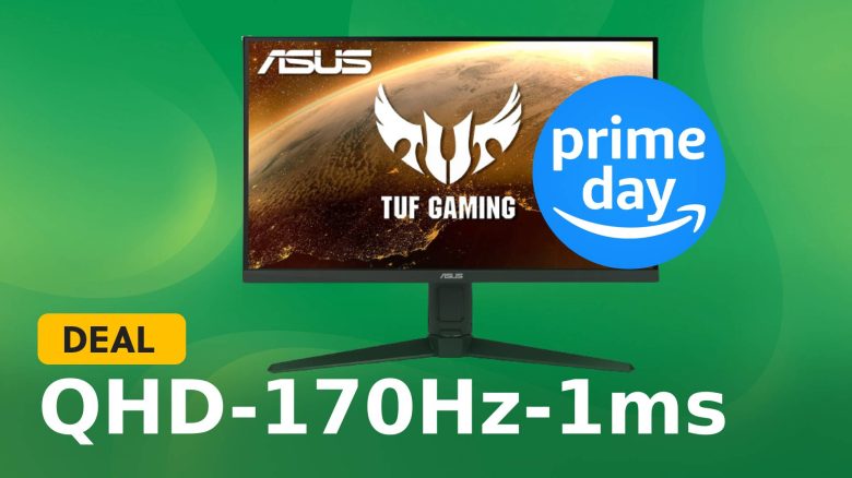 QHD-Monitor mit 170Hz und 1ms um 45% günstiger im Amazon Prime Day Angebot