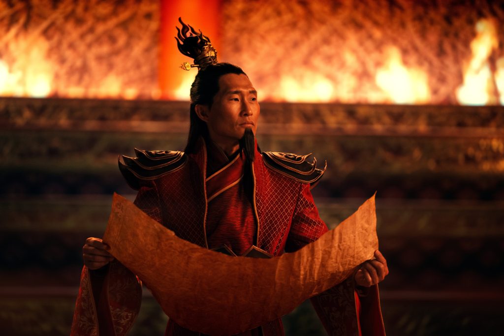 Daniel Dae Kim als Feuerlord Ozai aus der Avatar-Live-Action-Serie