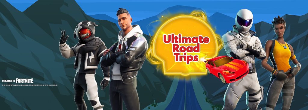 Fortnite Shell Ultimate Road Trips Hauptbild mit Disclaimer